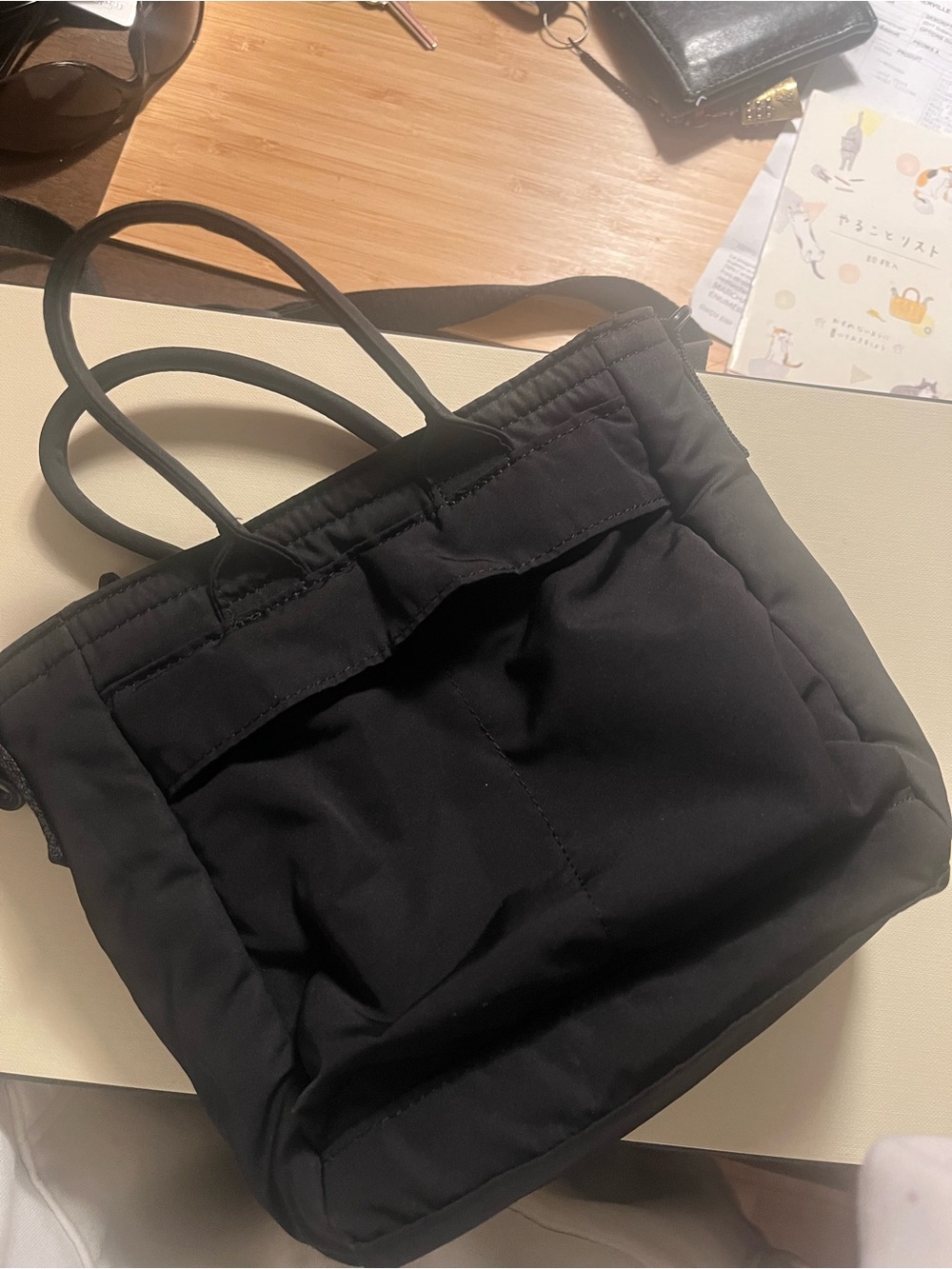 Uniqlo Black Mini Tote Bag with Double Handles